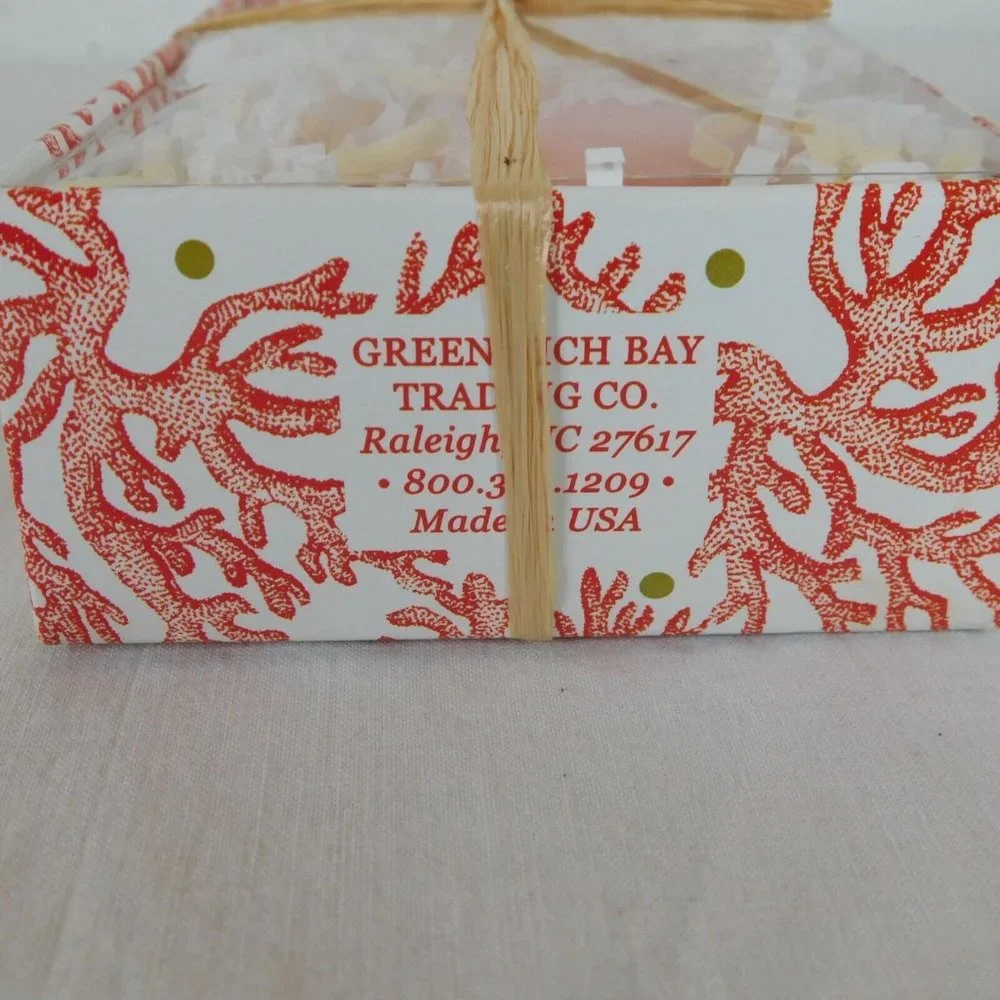 Ocean Riche Shea Butter Soap Greenwich Bay Trading Seashell Shaped Vegetable